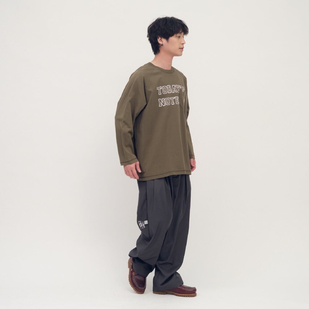 clip by clip 水洗印刷口袋TEE