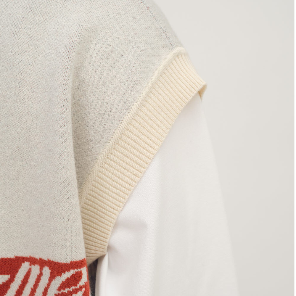 馬到成功針織背心