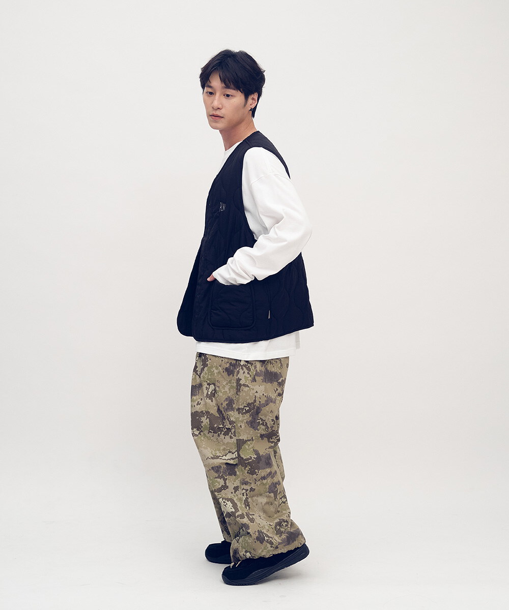 刺繡logo絎縫內膽背心