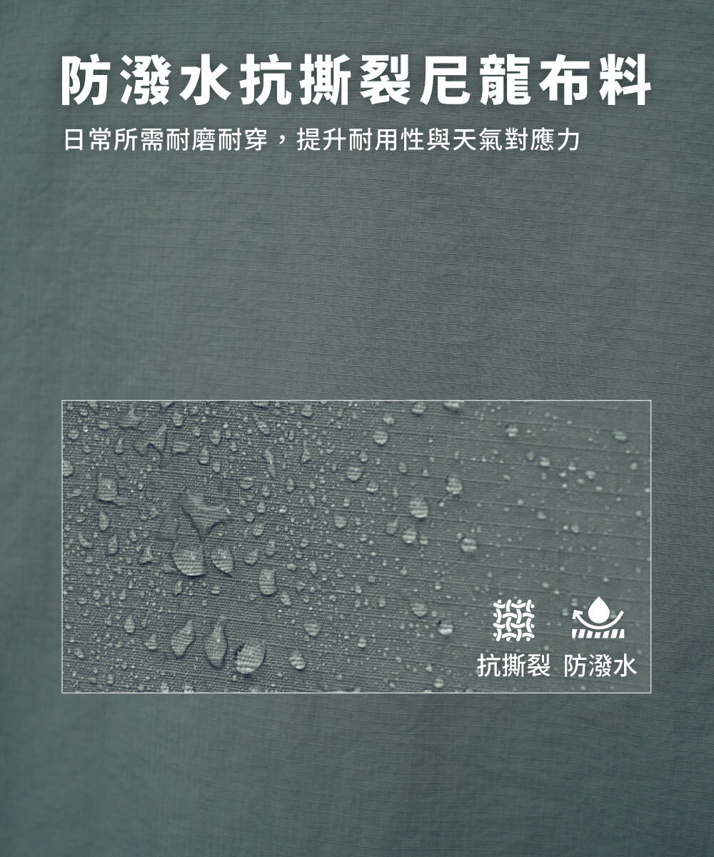 YOBI抗撕裂鋪棉連帽外套