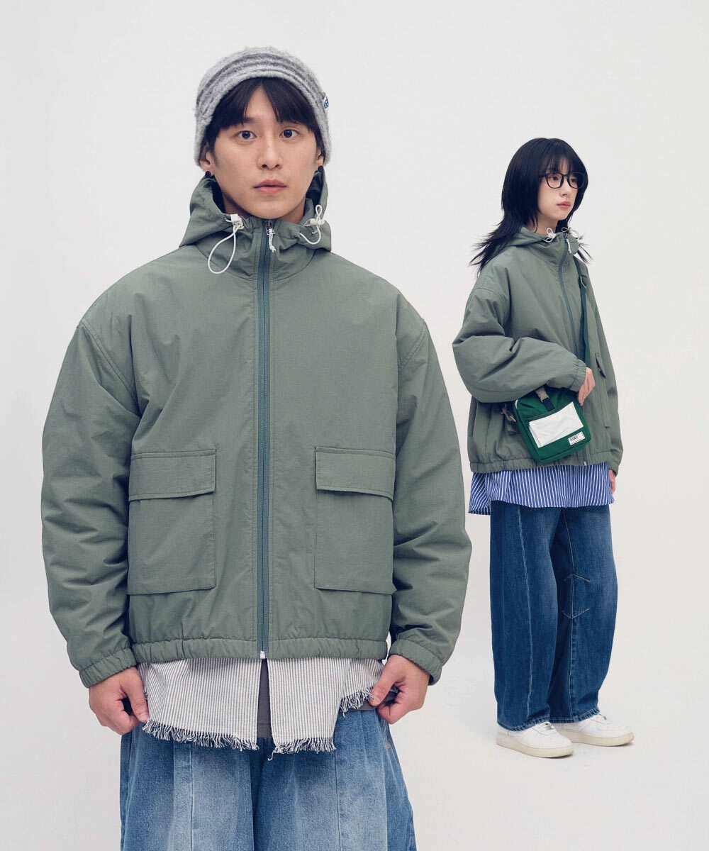 YOBI抗撕裂鋪棉連帽外套