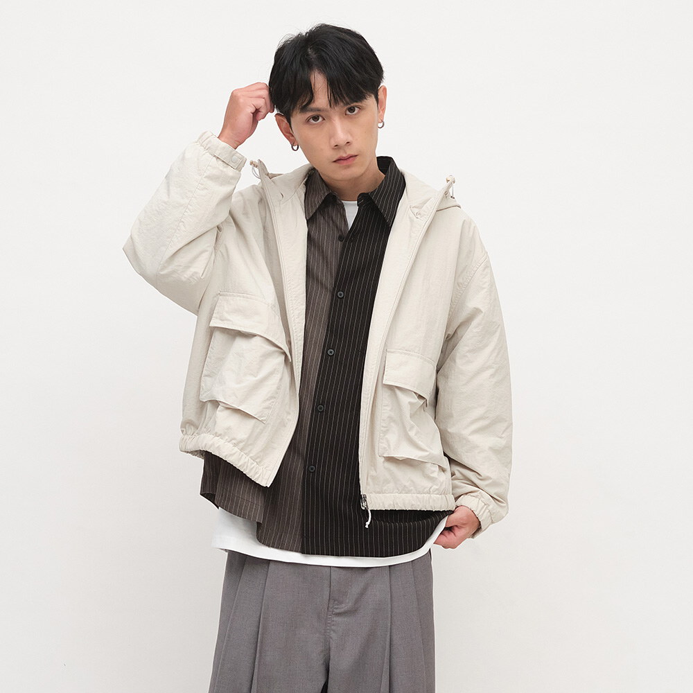YOBI抗撕裂鋪棉連帽外套
