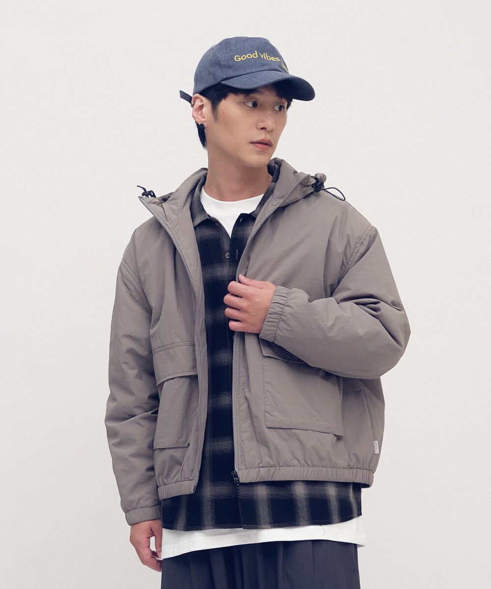 YOBI抗撕裂鋪棉連帽外套