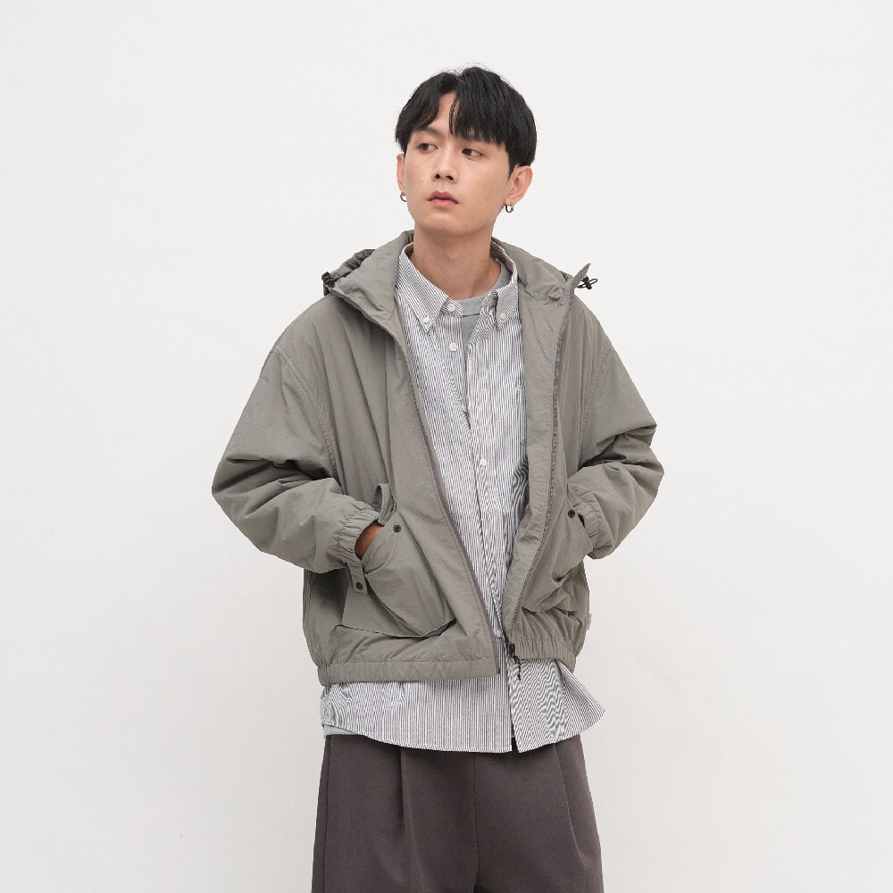 YOBI抗撕裂鋪棉連帽外套
