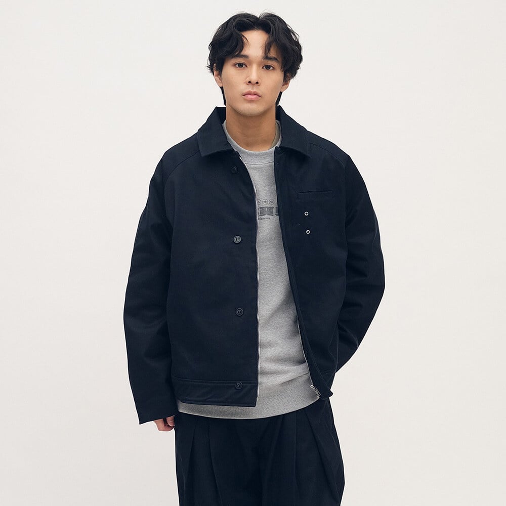 clip by clip MEMO口袋棉質夾克