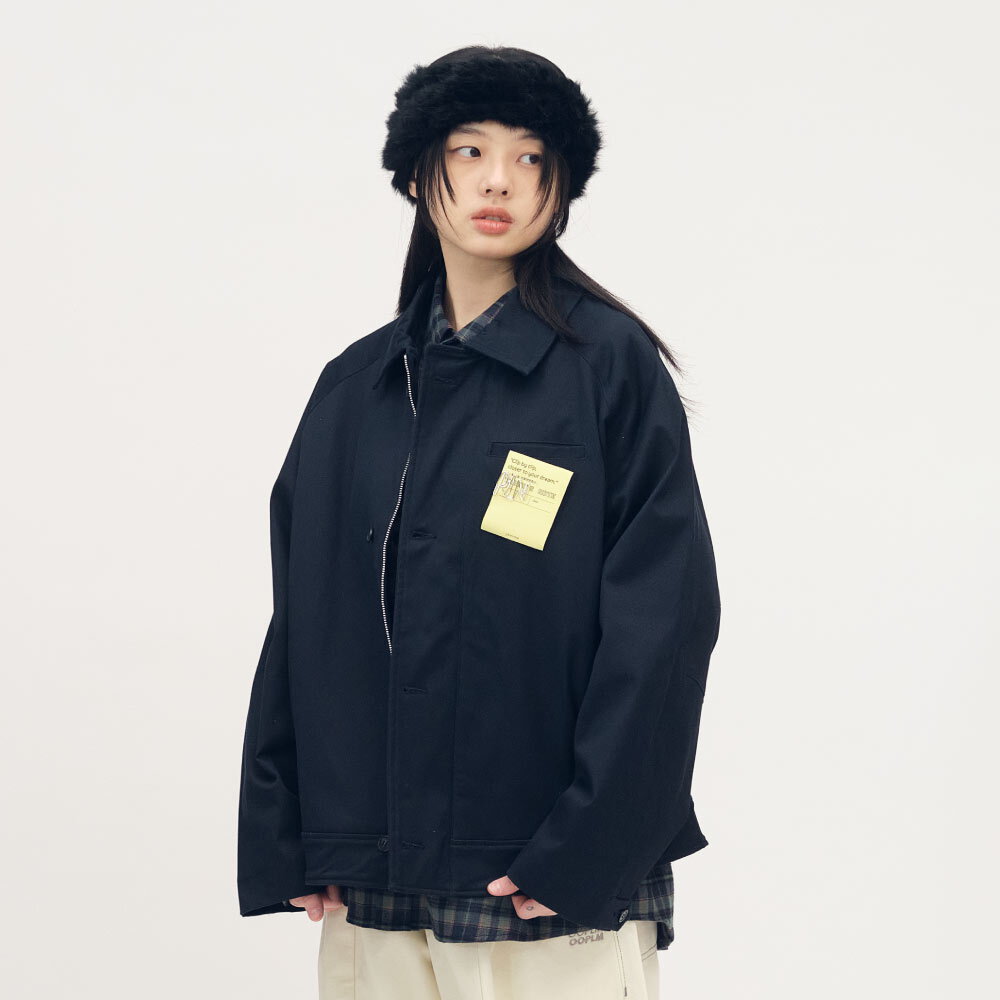 clip by clip MEMO口袋棉質夾克