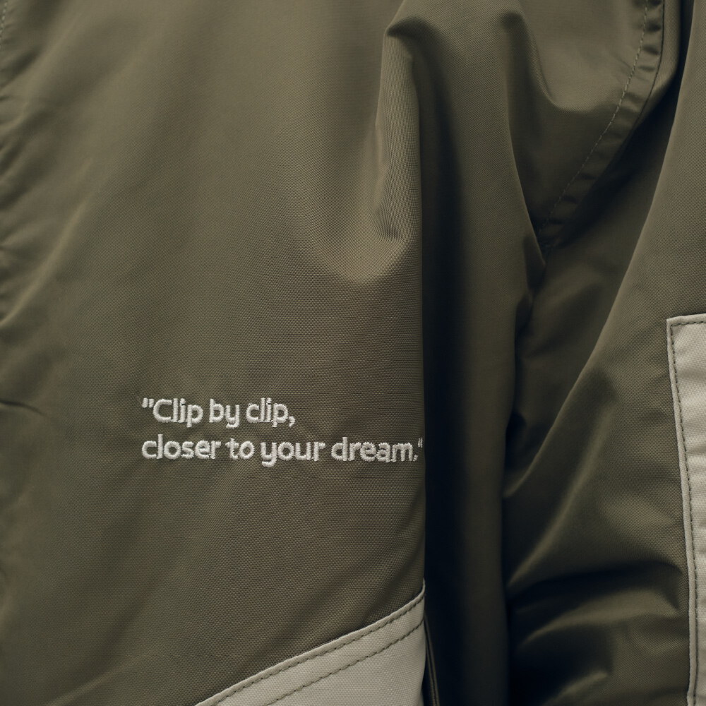 clip by clip 拼接MA-1夾克外套