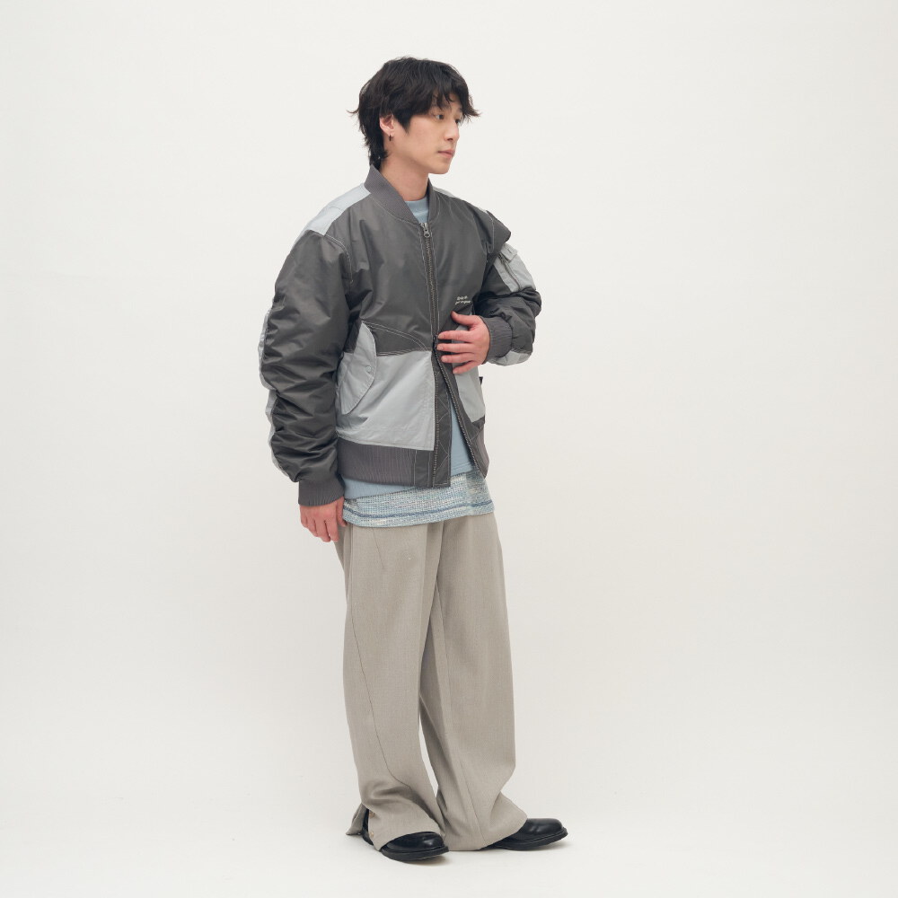 clip by clip 拼接MA-1夾克外套