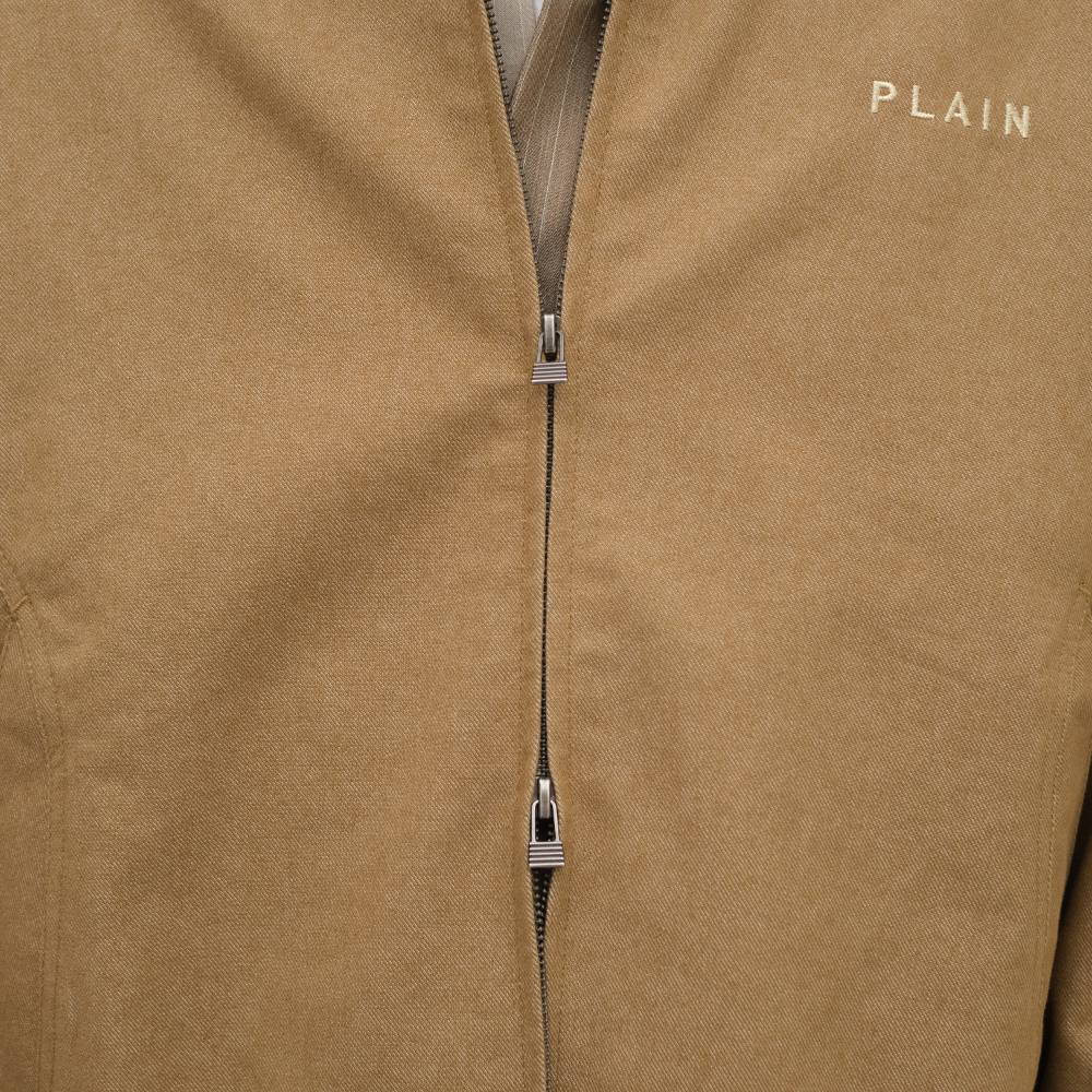 PLAIN斜紋棉剪裁短版夾克