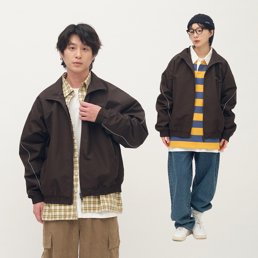 防風立領短版夾克外套