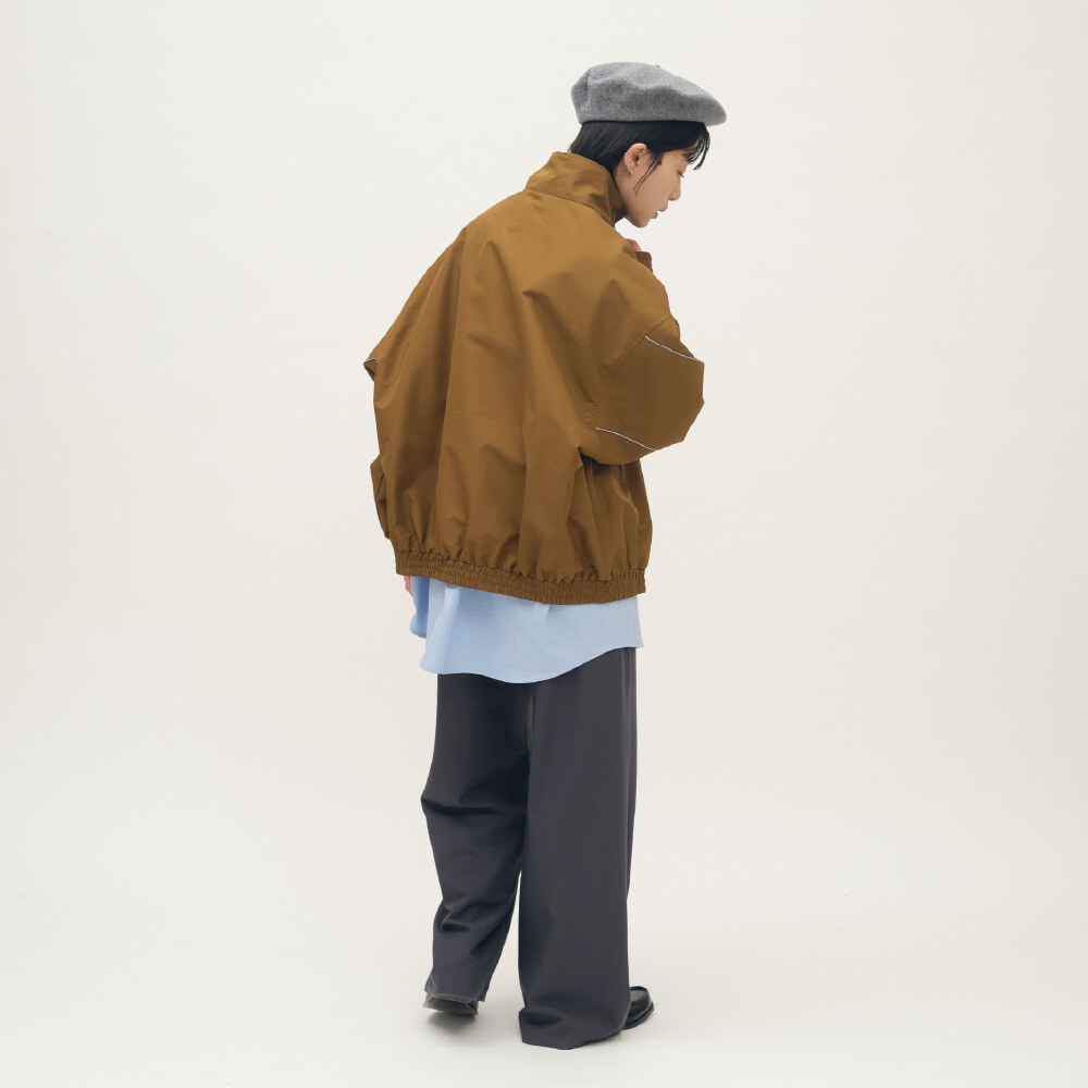 防風立領短版夾克外套