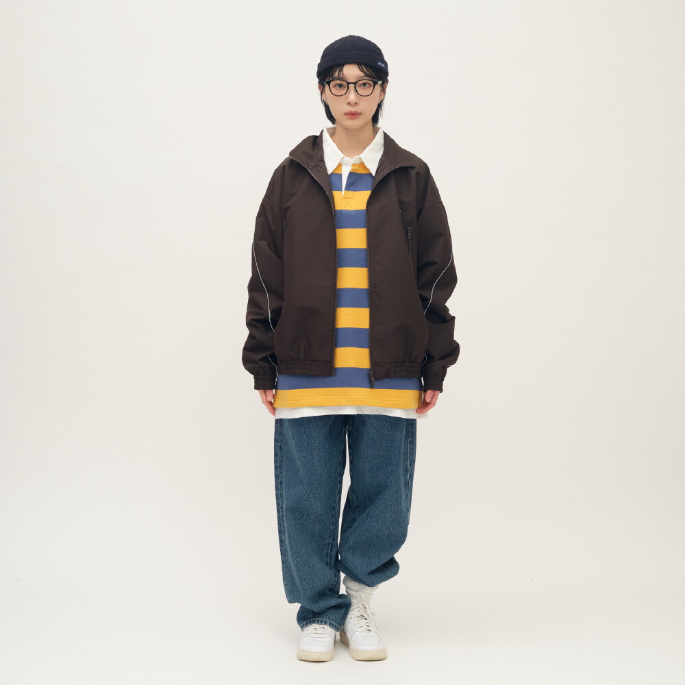 防風立領短版夾克外套