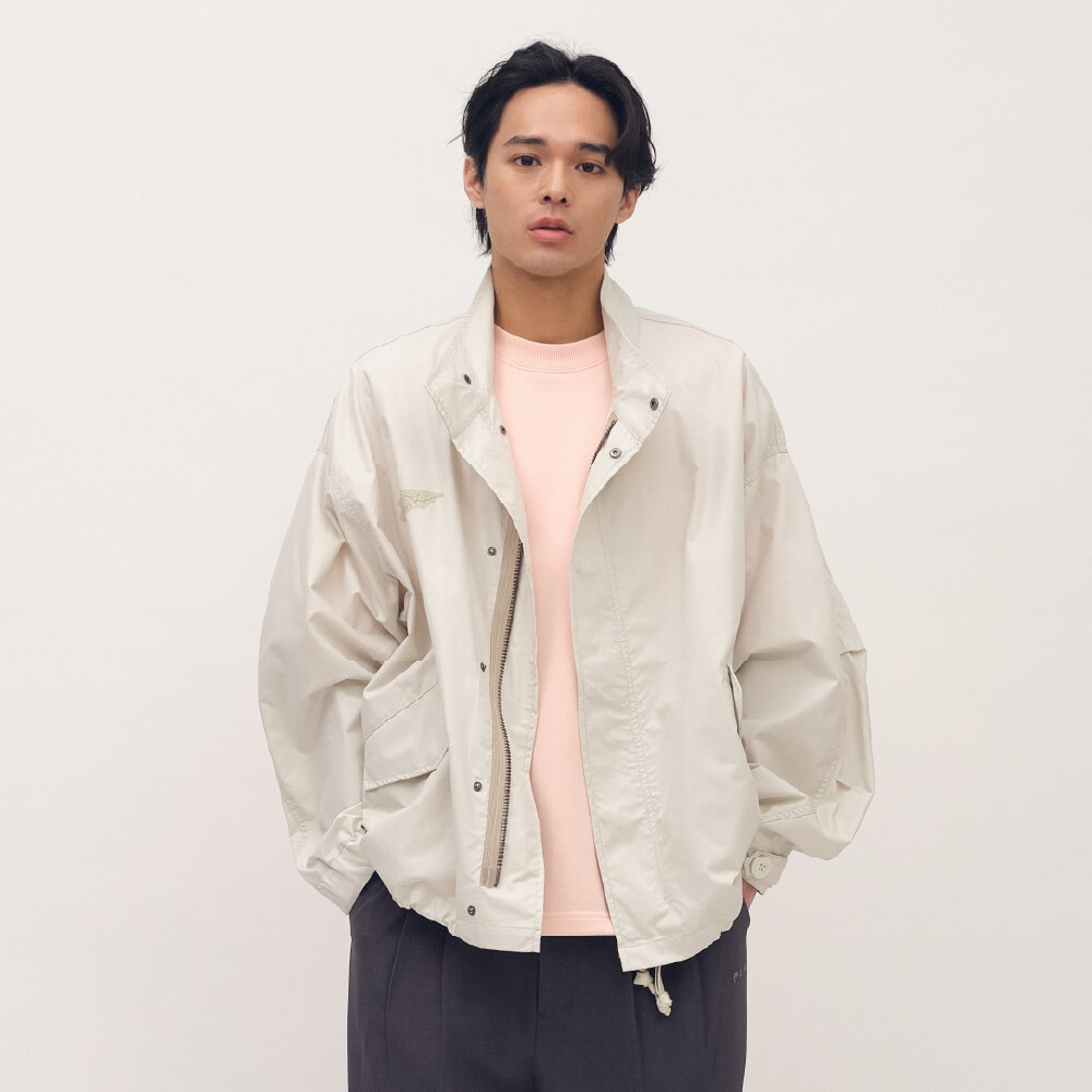 薄款短版軍風外套