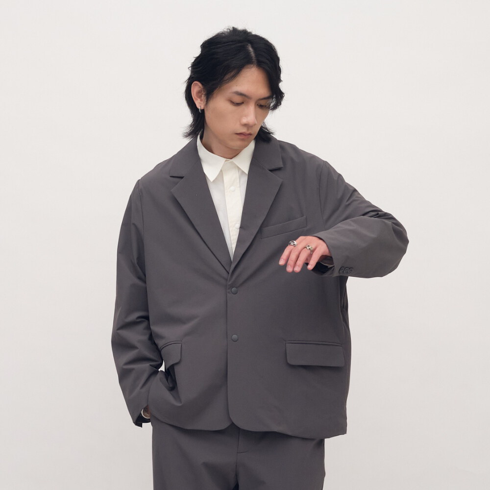 都會機能日常防潑水彈性西裝外套