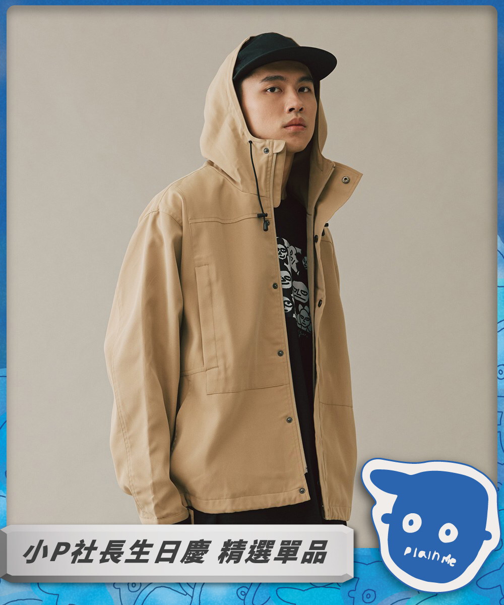 機能防潑水軟殼風衣外套