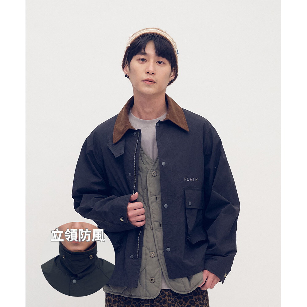 抗撕裂多口袋短版狩獵外套