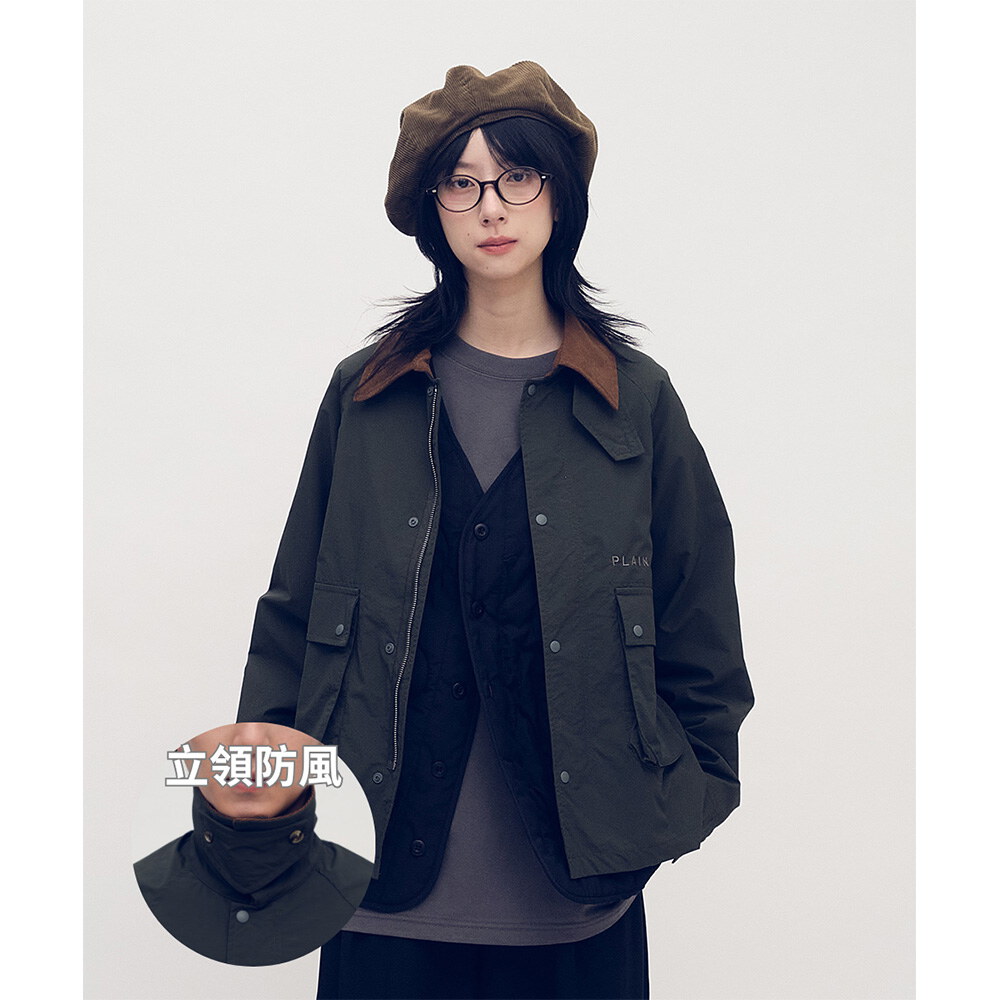 抗撕裂多口袋短版狩獵外套