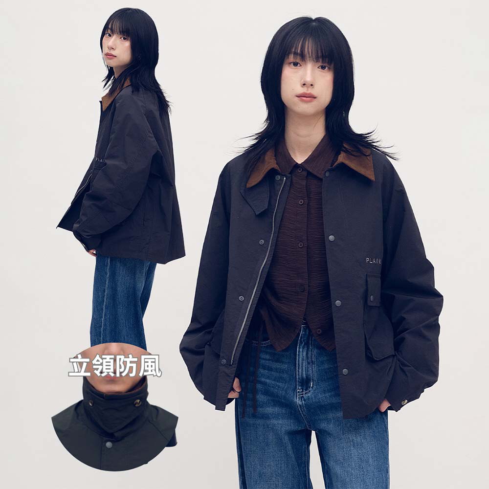 抗撕裂多口袋短版狩獵外套