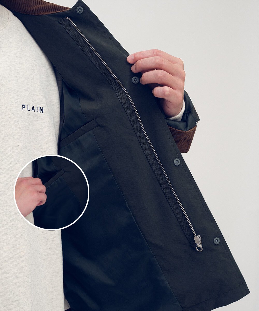 抗撕裂多口袋短版狩獵外套