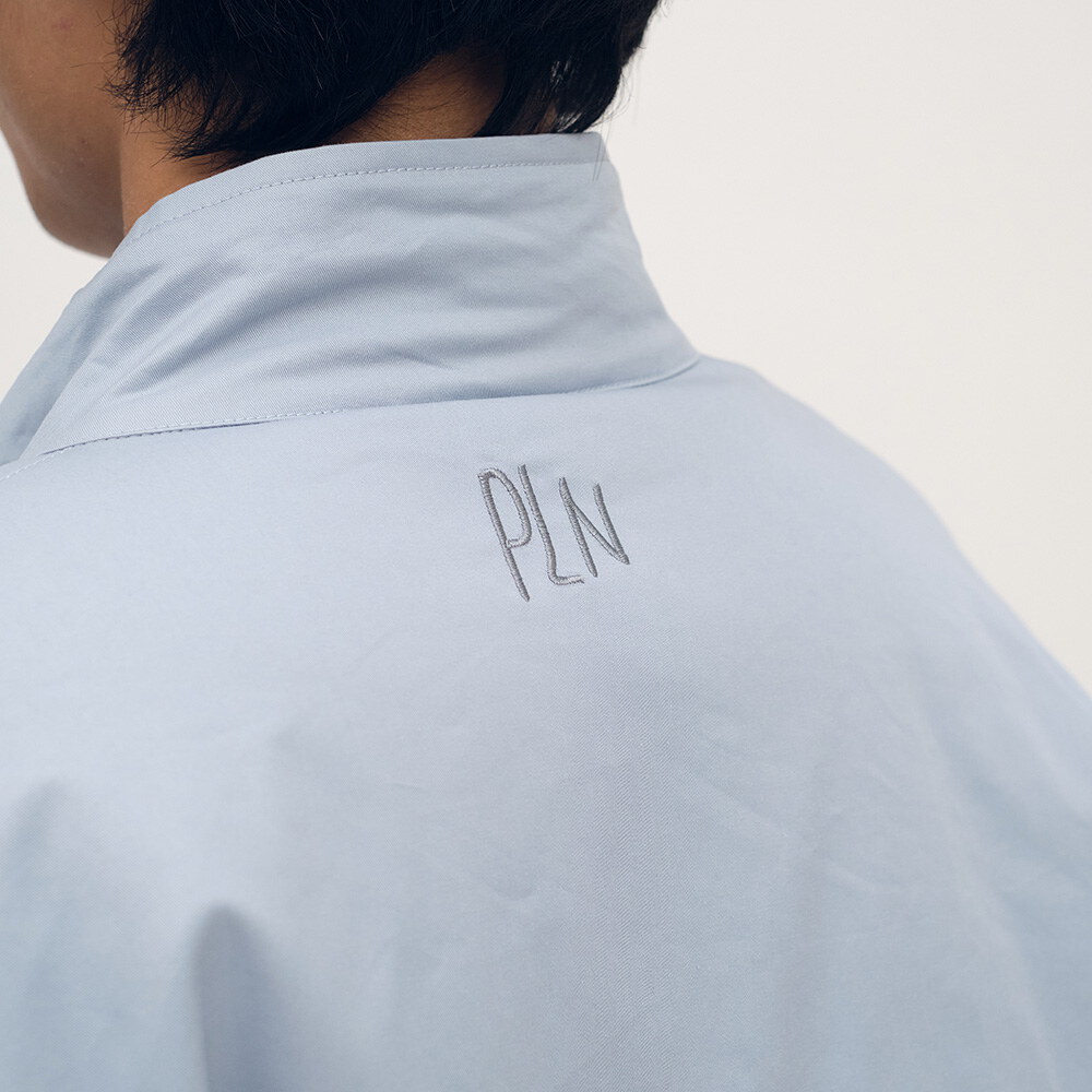 多口袋立領鋪棉外套