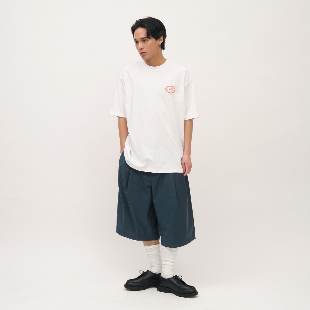 clip by clip 西料打褶七分寬褲