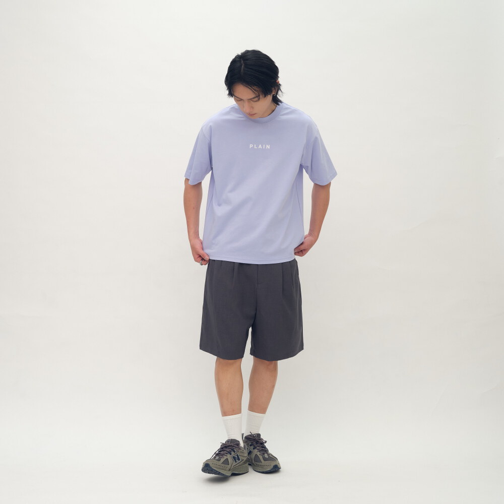 PLAIN刺繡EASY短褲
