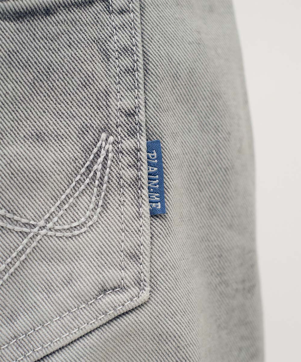 HERO丹寧修身直筒長褲