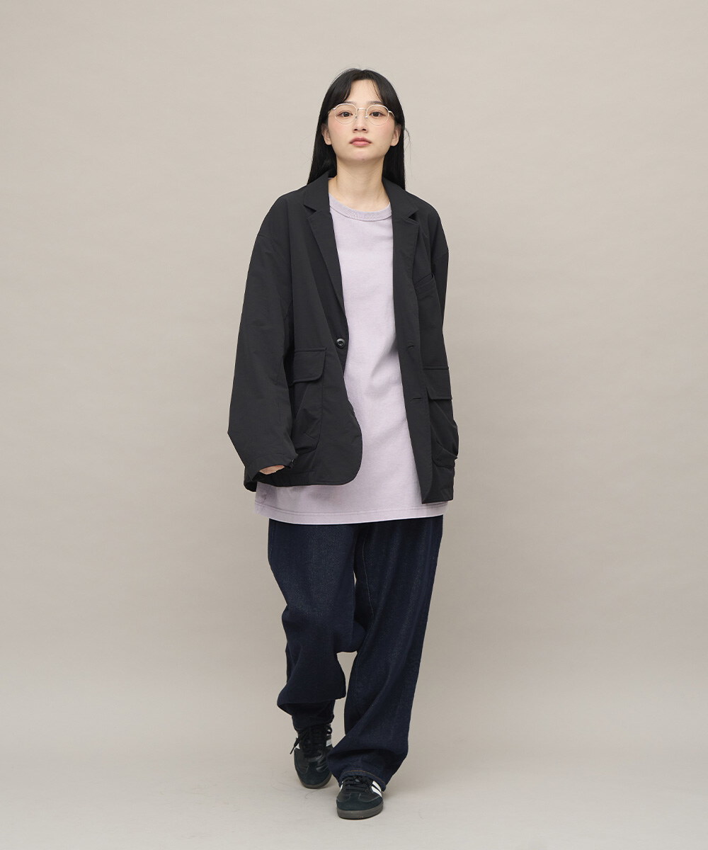 HERO丹寧修身直筒長褲