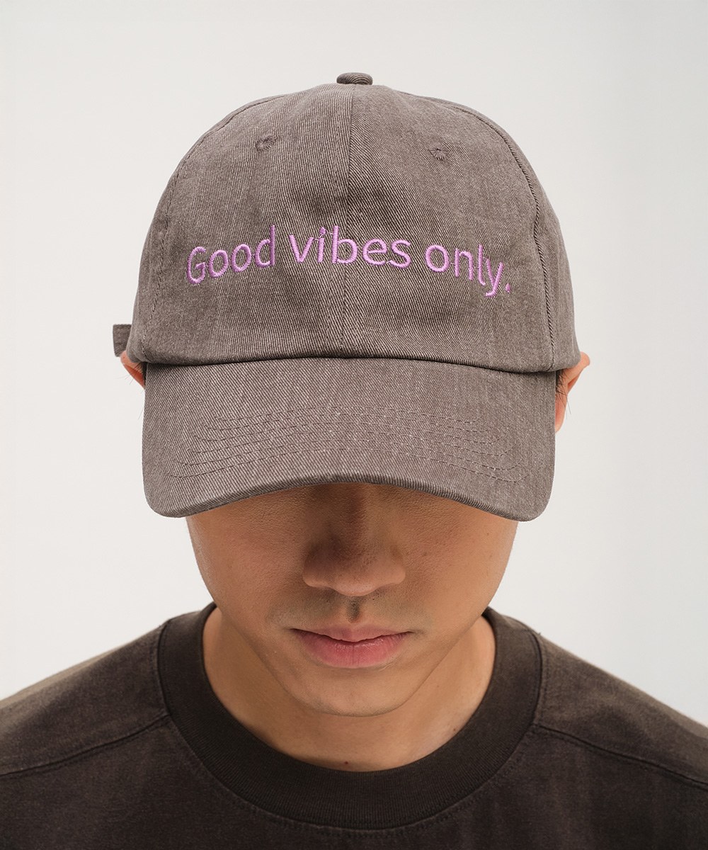 Good vibes only 刺繡老帽