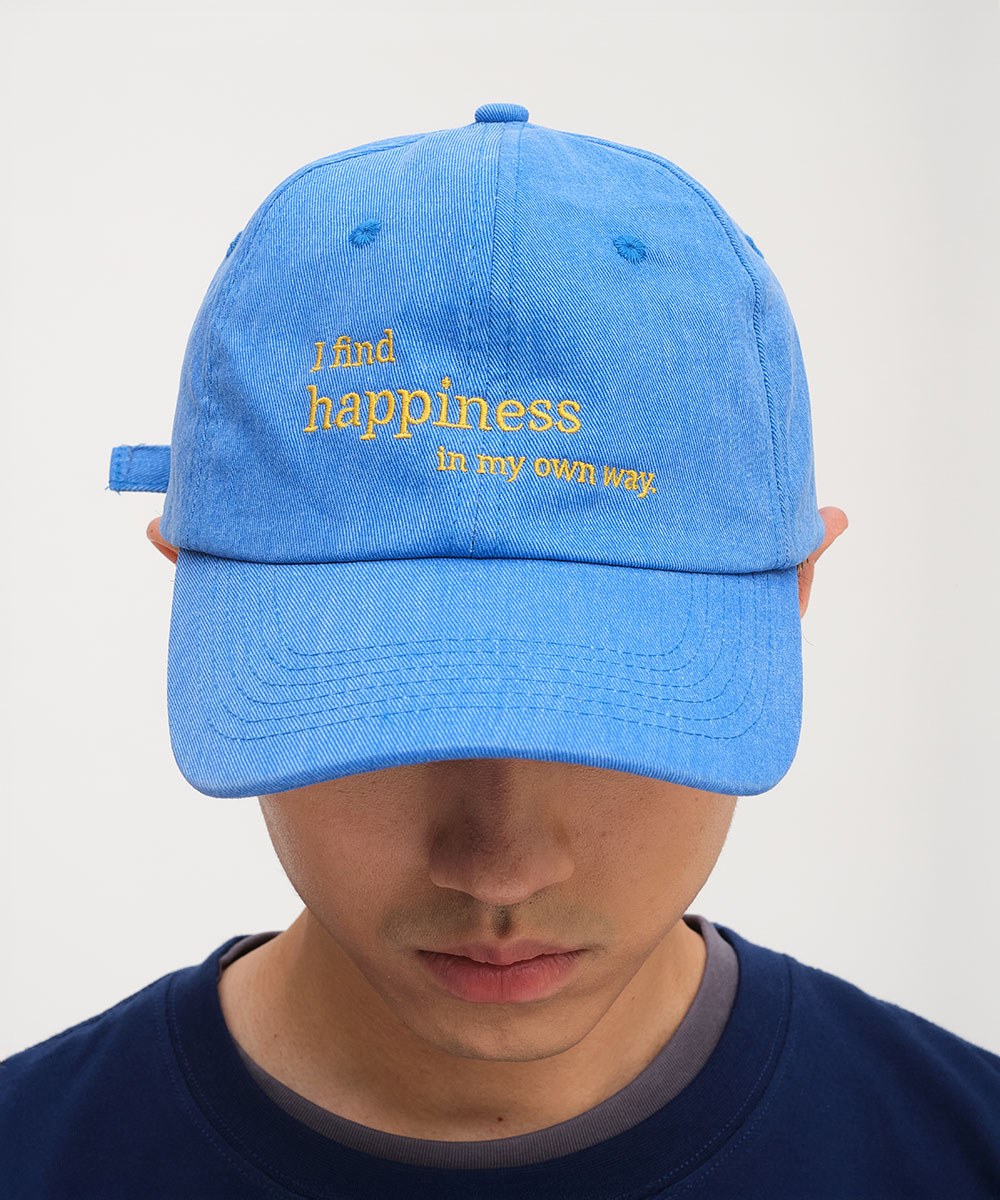 I find happiness 刺繡老帽