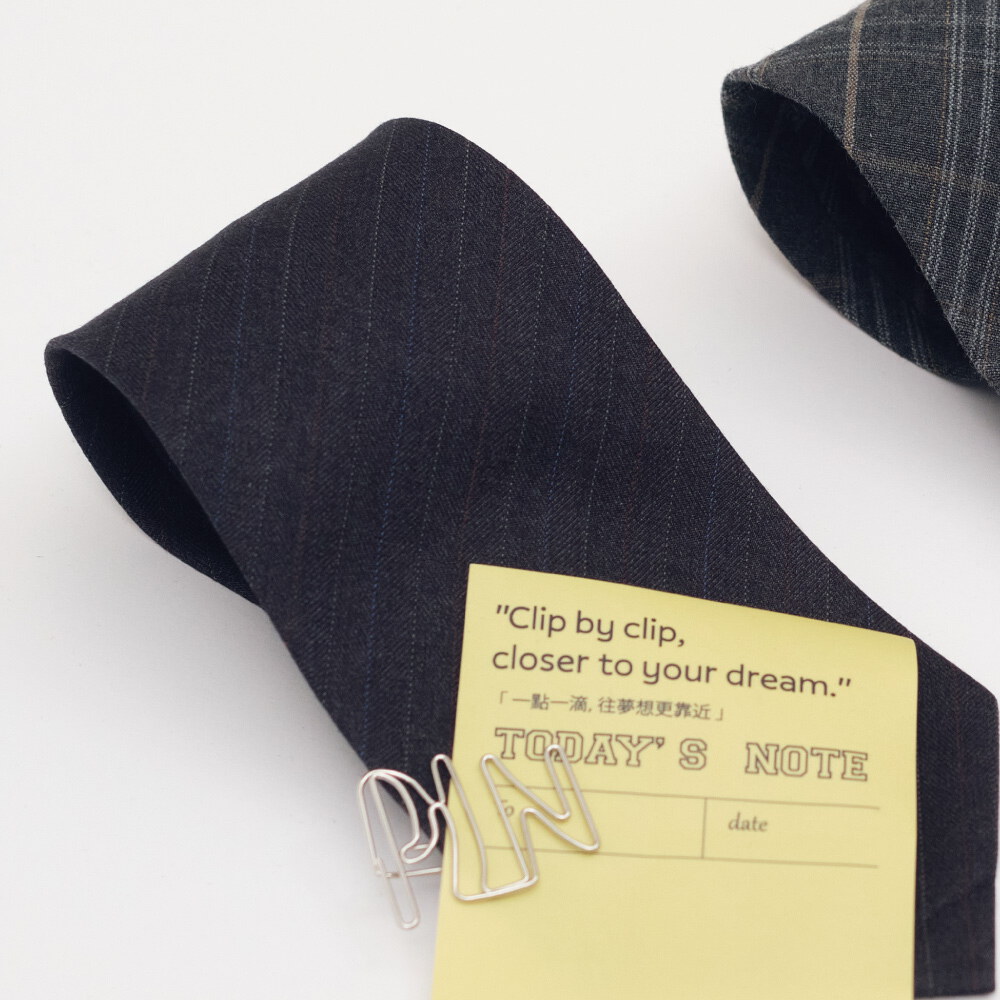 clip by clip 西料領帶