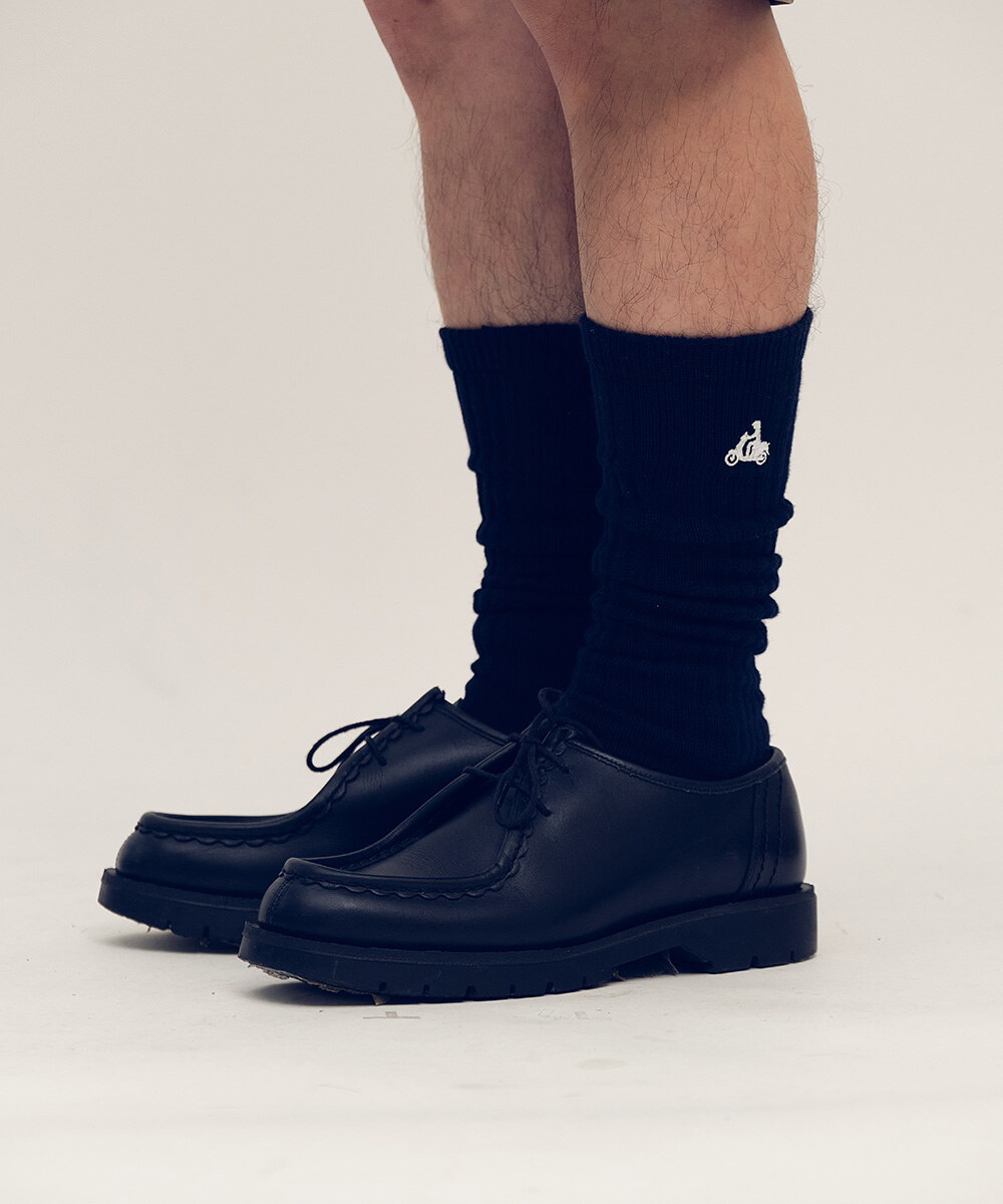 機車刺繡堆堆襪