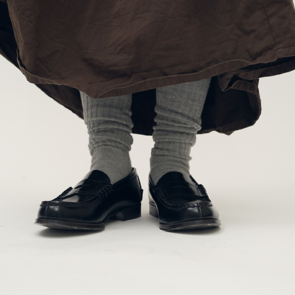 PLAIN多色logo蓬鬆堆堆襪