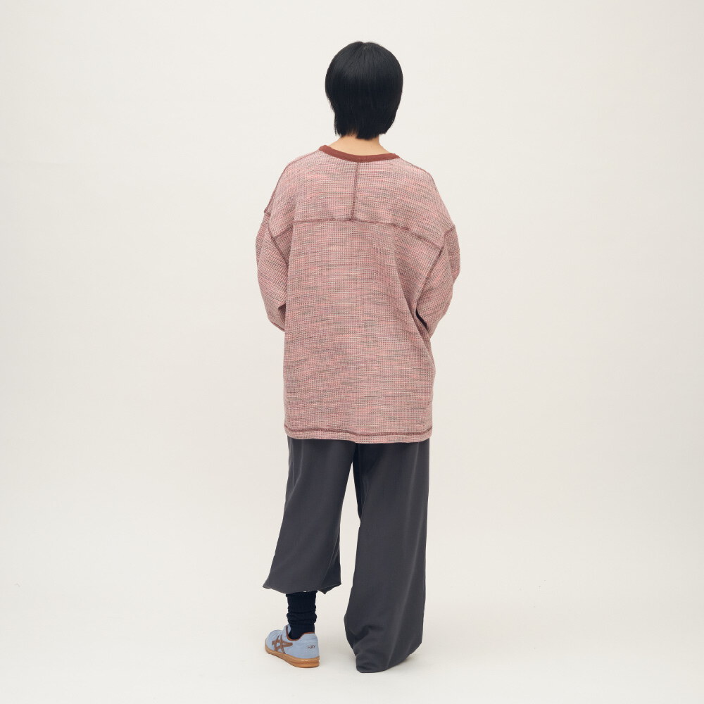 PLAIN多色logo蓬鬆堆堆襪