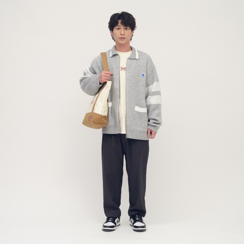 馬到成功拼色帆布包