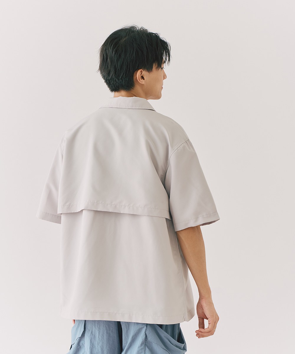 防潑水短袖襯衫