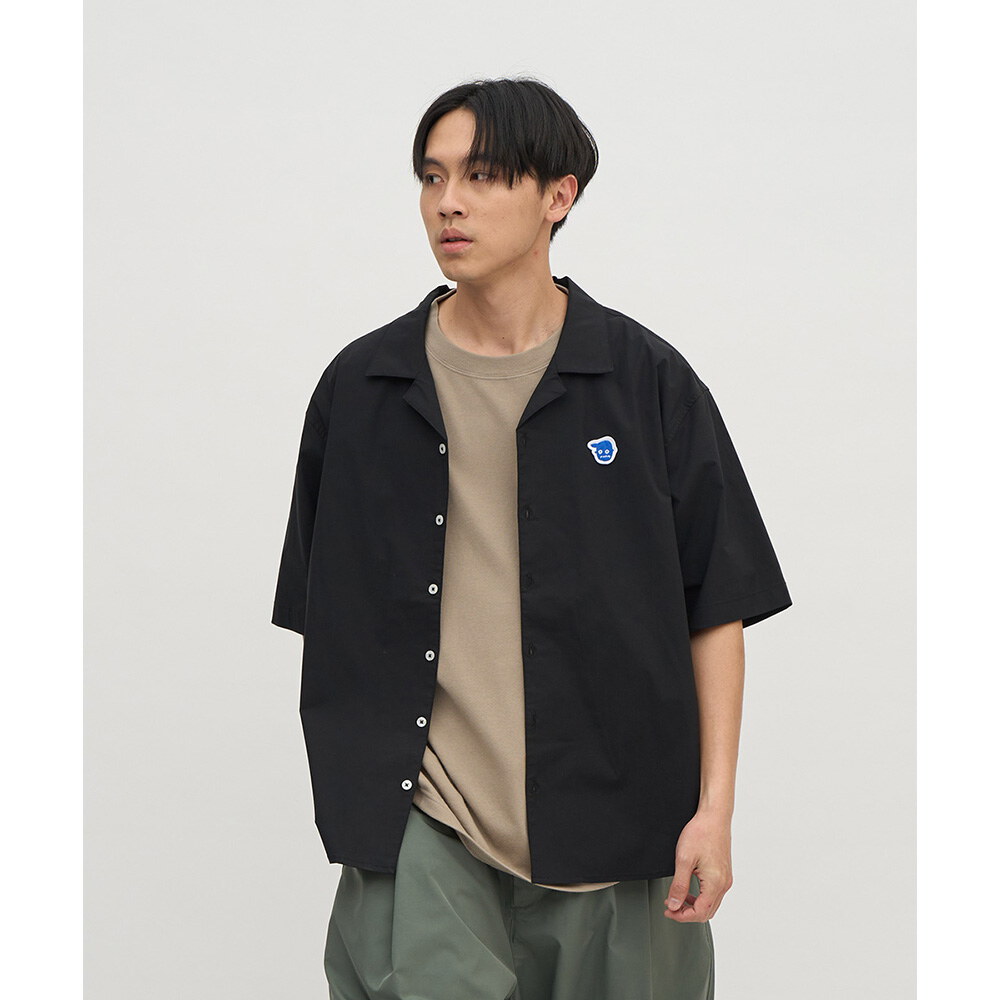 小P社長開領短袖襯衫