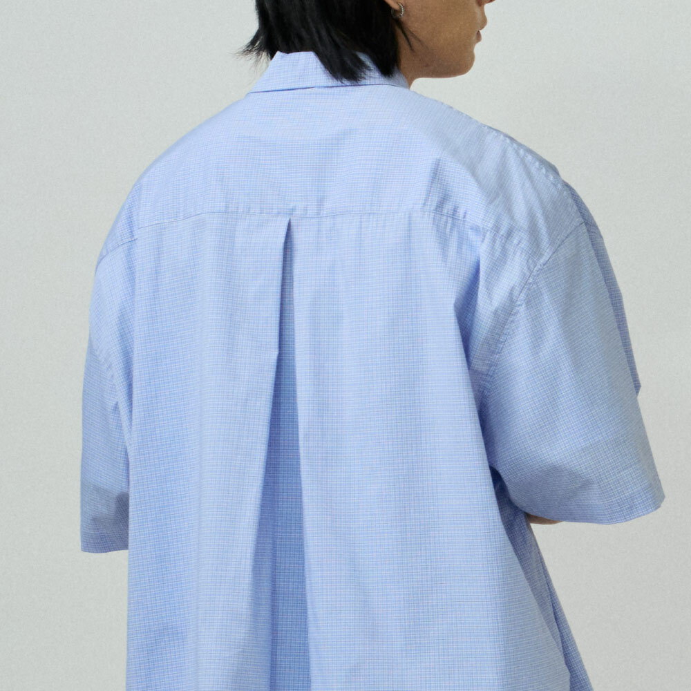 clip by clip OVERSIZE格紋短袖襯衫