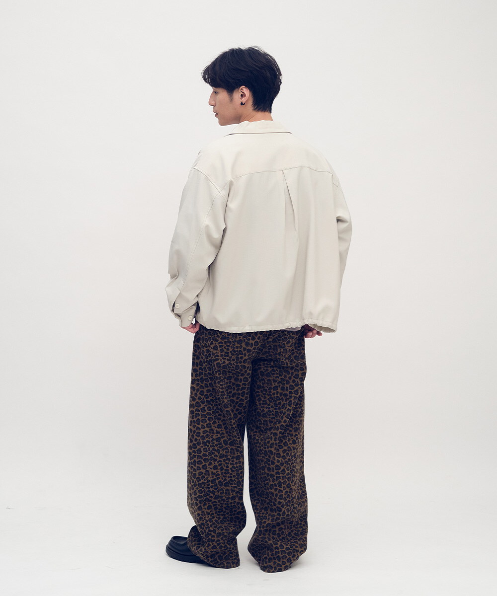 PLAIN西料開領口袋襯衫