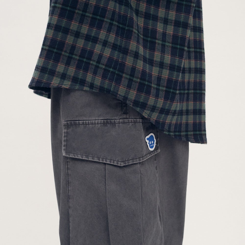 PLAIN格紋口袋襯衫