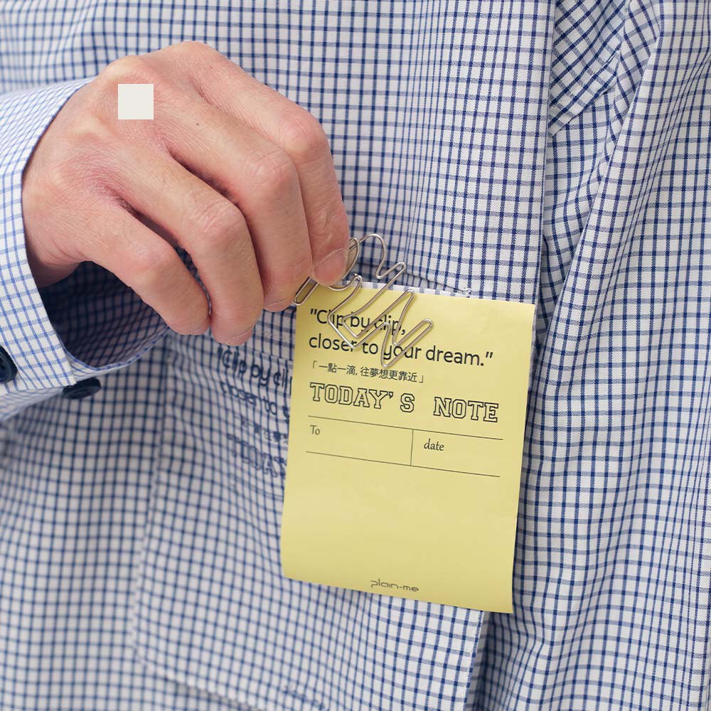 clip by clip 方格紙拼接襯衫