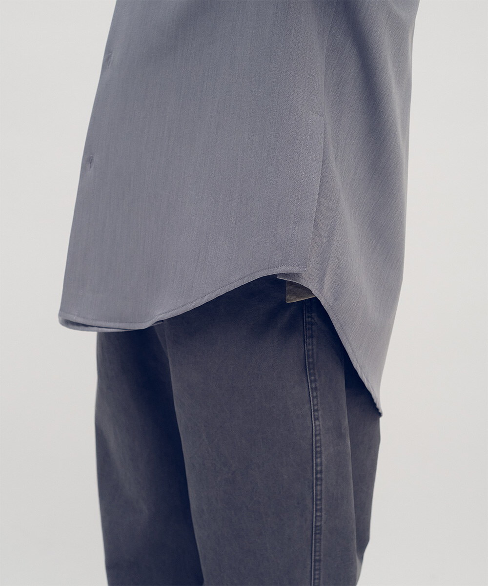 Timelly 多穿法垂墜感抗皺襯衫