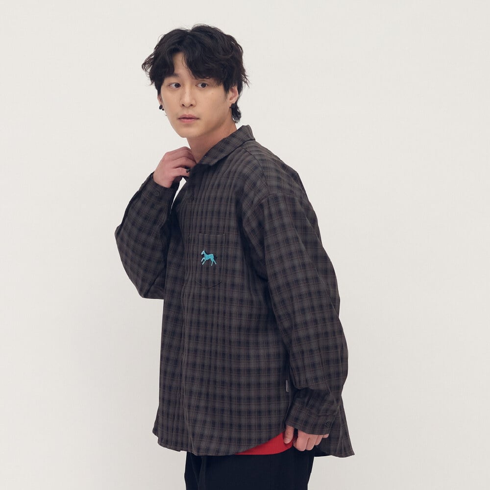 馬到成功寬鬆襯衫