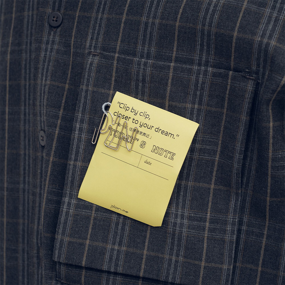 clip by clip 西料OVERSIZE口袋襯衫