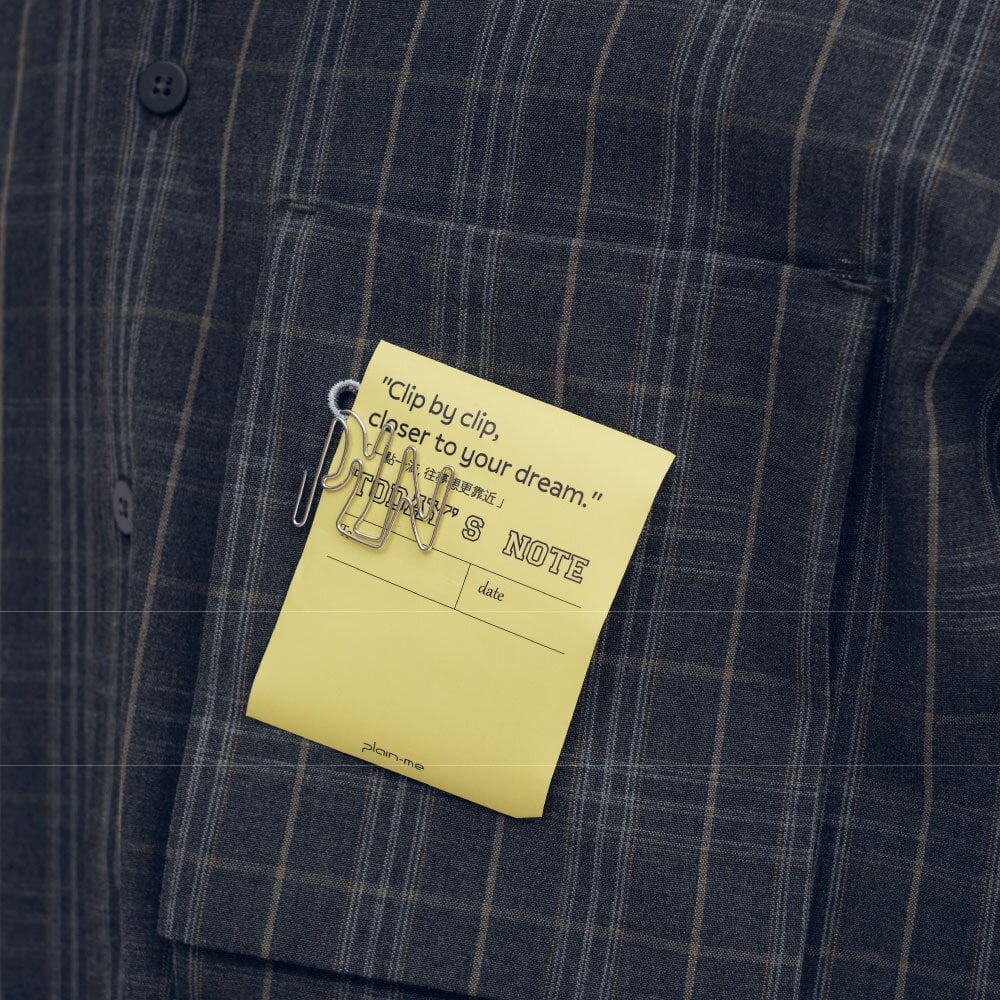 clip by clip 西料OVERSIZE口袋襯衫