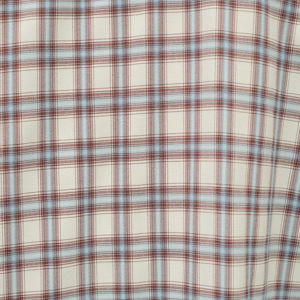 PLAIN刺繡格紋口袋襯衫