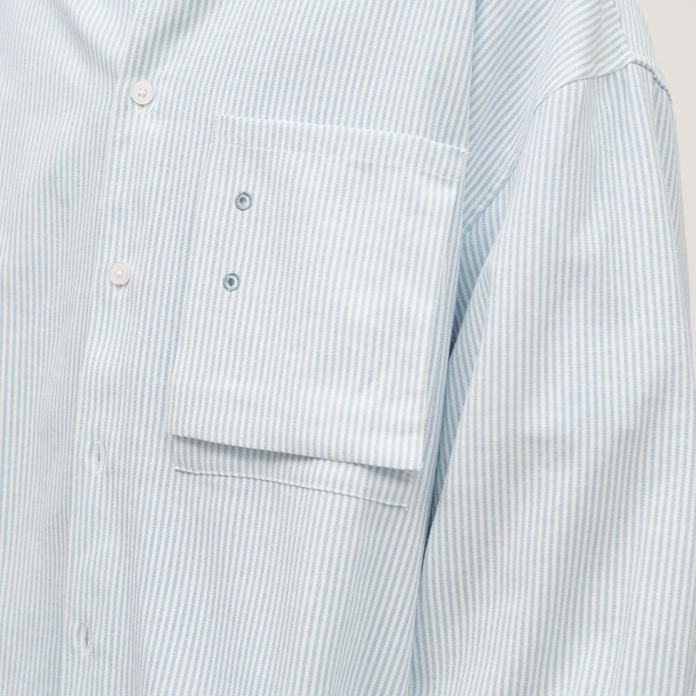 clip by clip OVERSIZE條紋牛津襯衫