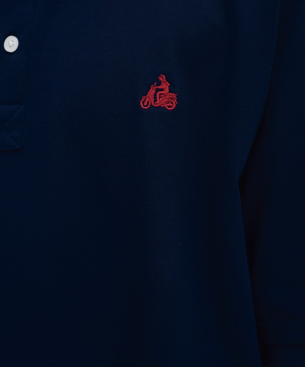 機車刺繡POLO衫