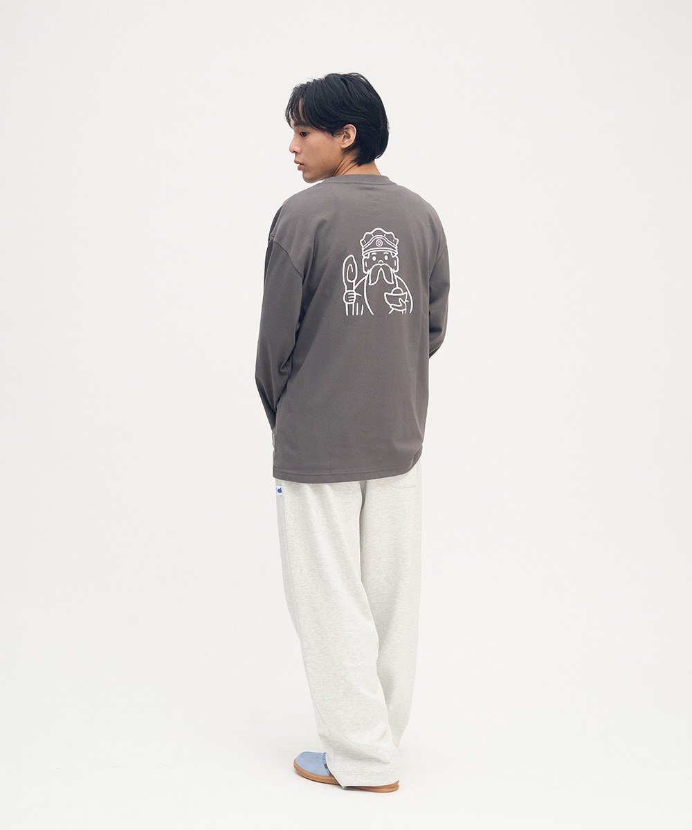 小P社長直筒棉褲