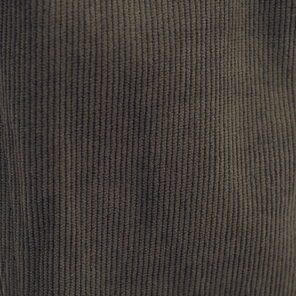 復古條絨口袋錐形長褲